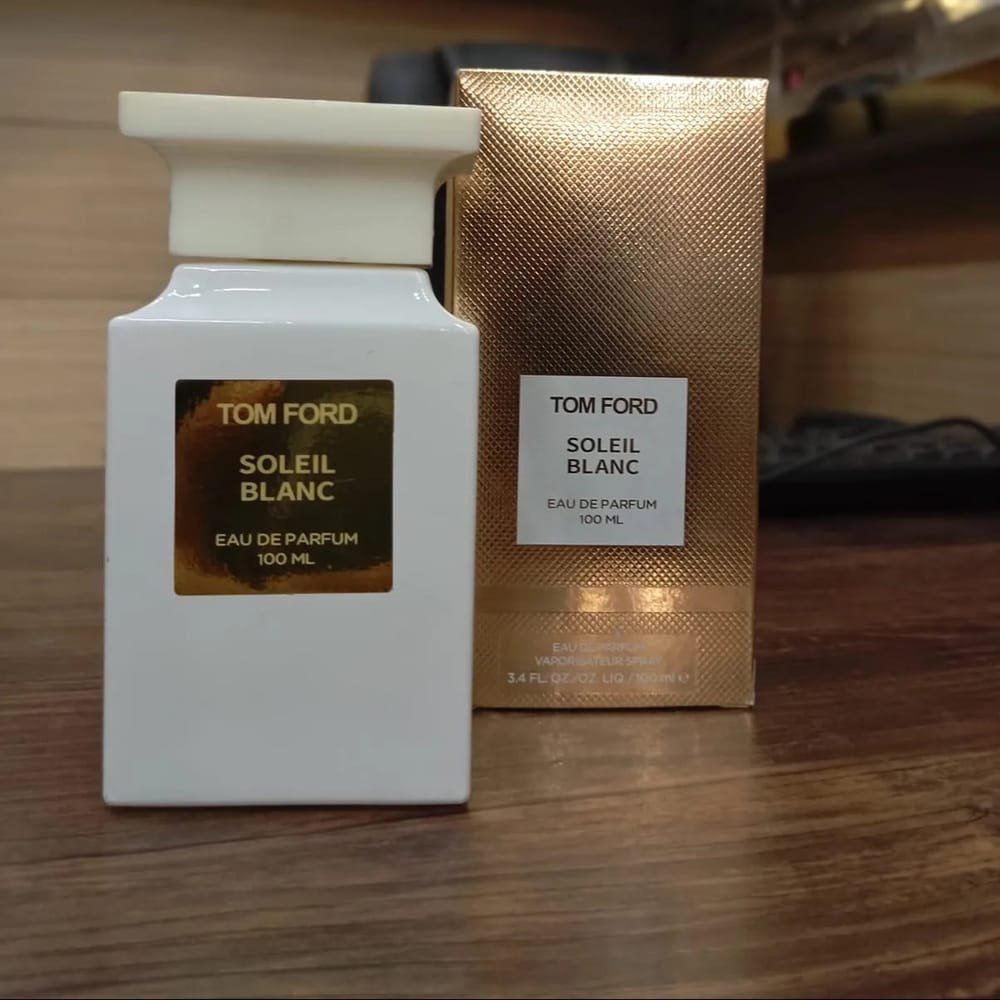 Tom Ford Soleil Blanc Eau De Parfum 100ml | Luxury Unisex Fragrance | Coconut, Amber, Jasmine | Long Lasting Perfume